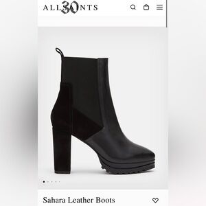 AllSaints Sahara Leather Boots